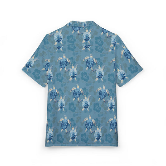 Tropical Button-Down Shirt, Beachwear, Summer Vacation Shirt, Casual Shirt, Luau Outfit, Gift for Him