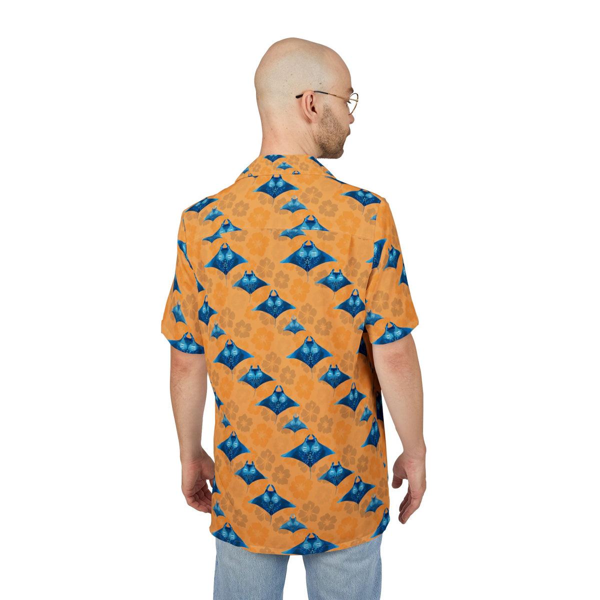 Tropical Button-Down Shirt, Unisex Hawaiian AOP Shirt for Summer Parties, Beach Vacations, Luau, Casual Wear, Travel
