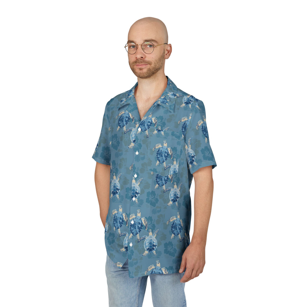 Tropical Button-Down Shirt, Beachwear, Summer Vacation Shirt, Casual Shirt, Luau Outfit, Gift for Him