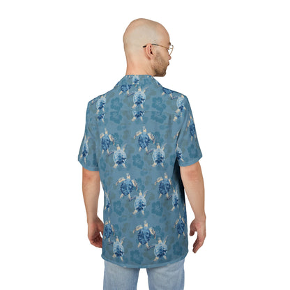 Tropical Button-Down Shirt, Beachwear, Summer Vacation Shirt, Casual Shirt, Luau Outfit, Gift for Him